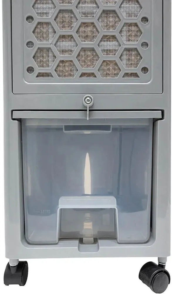 מצנן אוויר דיגיטלי Eco Euro HAFC-128 80W בצבע לבן
