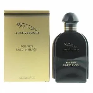 בושם לגבר Jaguar Gold In Black E.D.T 100 ml