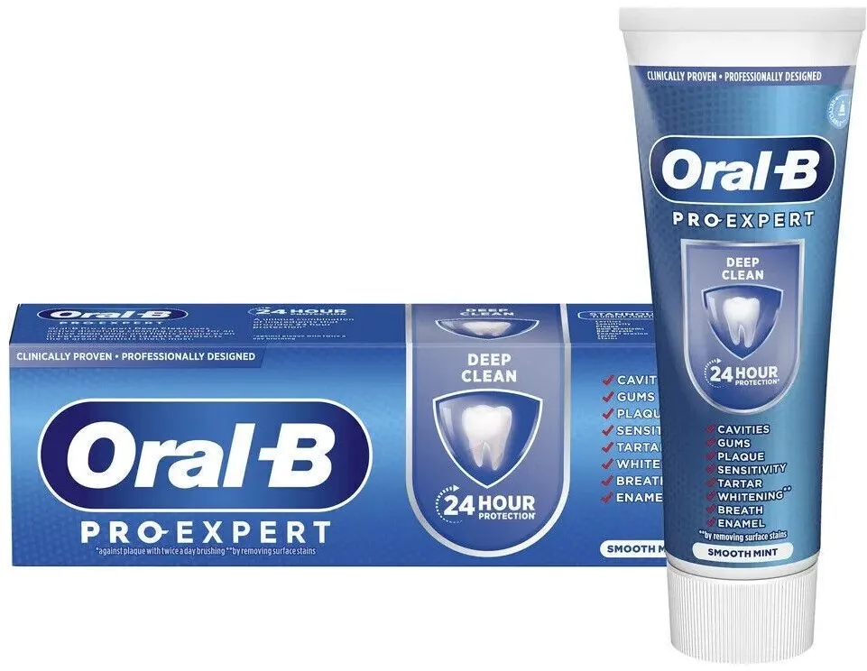 משחת שיניים Oral-B פרו אקספרט לניקוי עמוק בנפח 75 מ"ל