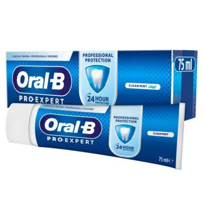 משחת שיניים Oral-B פרו אקספרט בטעם מנטה מעודן בנפח 75 מ"ל