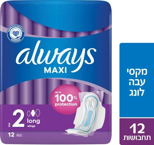 תחבושות אולוייז עבה לונג פלוס – 12 יח'