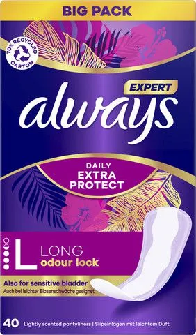 מגיני תחתון אולוייז Extra Protection לונג – 56 יח'