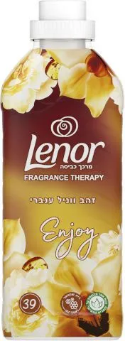 לנור מרכך כביסה מרוכז בניחוח סחלב ווניל – נפח 819 מ"ל