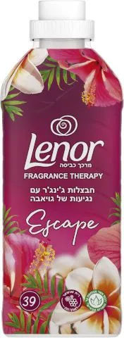 לנור מרכך כביסה מרוכז בניחוח גויאבה וג'ינג'ר – נפח 819 מ"ל