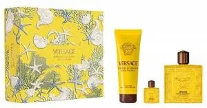 סט לגבר Versace Eros Energy E.D.P 100 ml בושם + בושם מיני + ג'ל רחצה