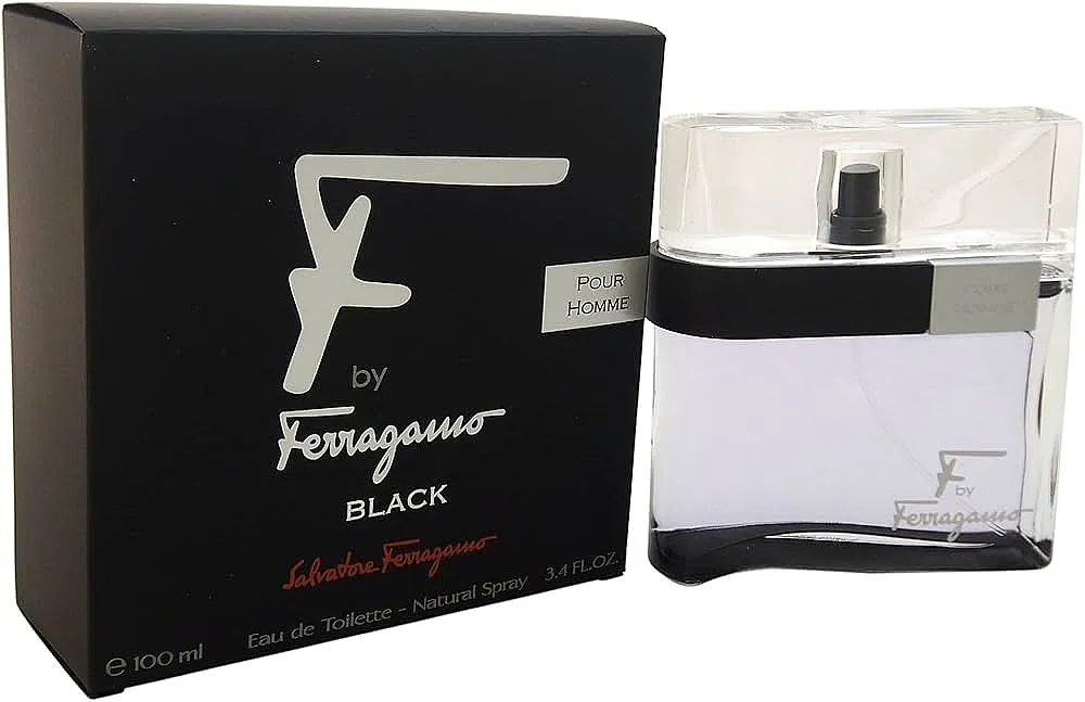 בושם לגבר Salvatore Ferragamo F Pour Homme Black E.D.T 100ml