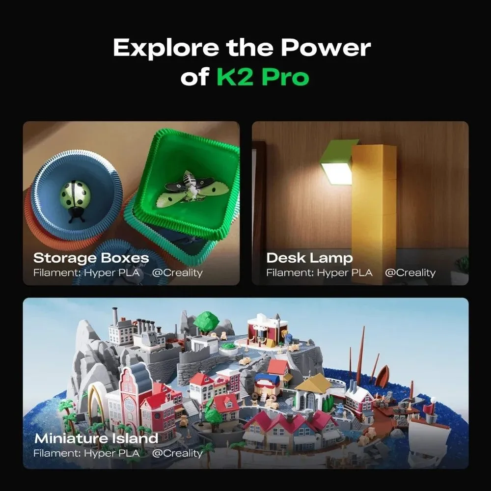 מדפסת תלת מימד דגם K2 Pro Combo מבית Creality