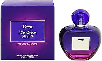 בושם לאישה Antonio Banderas Her Secret Desire E.D.T 80ml
