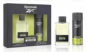 סט לגבר Reebok Inspire Your Mind E.D.T 100 ml בושם + דאודורנט