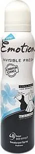 דאודורנט ספריי לאישה Emotion Black&White Invisible Fresh בנפח 150 מ"ל