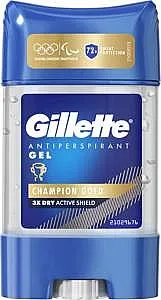 דאודורנט ג'ל לגבר Gillette Champion Gold בנפח 70 מ"ל