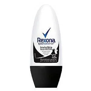 דאודורנט רול לאישה Rexona Invisible בנפח 50 מ"ל