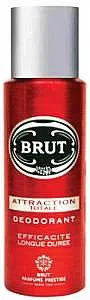 דאודורנט ספריי לגבר Brut Attraction בנפח 200 מ"ל