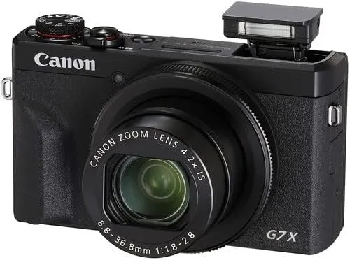 מצלמה דיגיטלית קומפקטית Canon PowerShot G7 X Mark III 20.9MP – צבע שחור