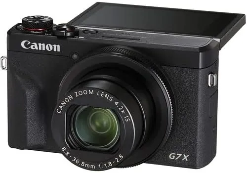 מצלמה דיגיטלית קומפקטית Canon PowerShot G7 X Mark III 20.9MP – צבע שחור