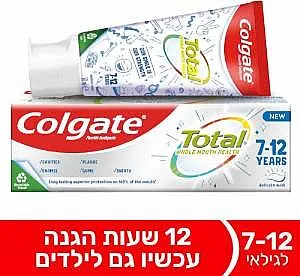 משחת שיניים Colgate טוטאל לילדים בגילאי 7-12 – 50 מ"ל