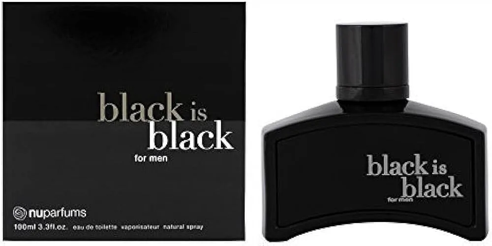 בושם לגבר Nu perfumes Black Is Black E.D.T 100ml