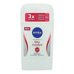 דאודורנט סטיק לאישה Nivea Dry Comfort בנפח 50 מ"ל