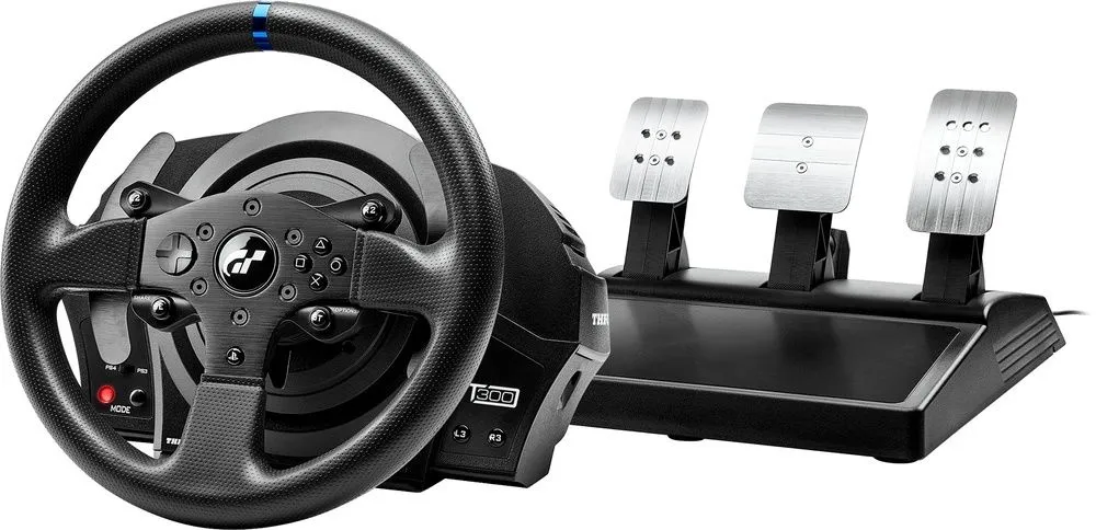 הגה מירוצים עם דוושות Thrustmaster T300 RS GT Edition Force Feedback למחשב PC ופלייסטיישן 3/4/5