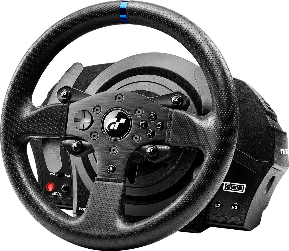 הגה מירוצים עם דוושות Thrustmaster T300 RS GT Edition Force Feedback למחשב PC ופלייסטיישן 3/4/5