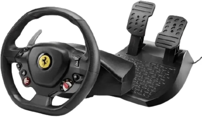הגה מירוצים עם דוושות Thrustmaster T80 Ferrari 488 GTB Edition