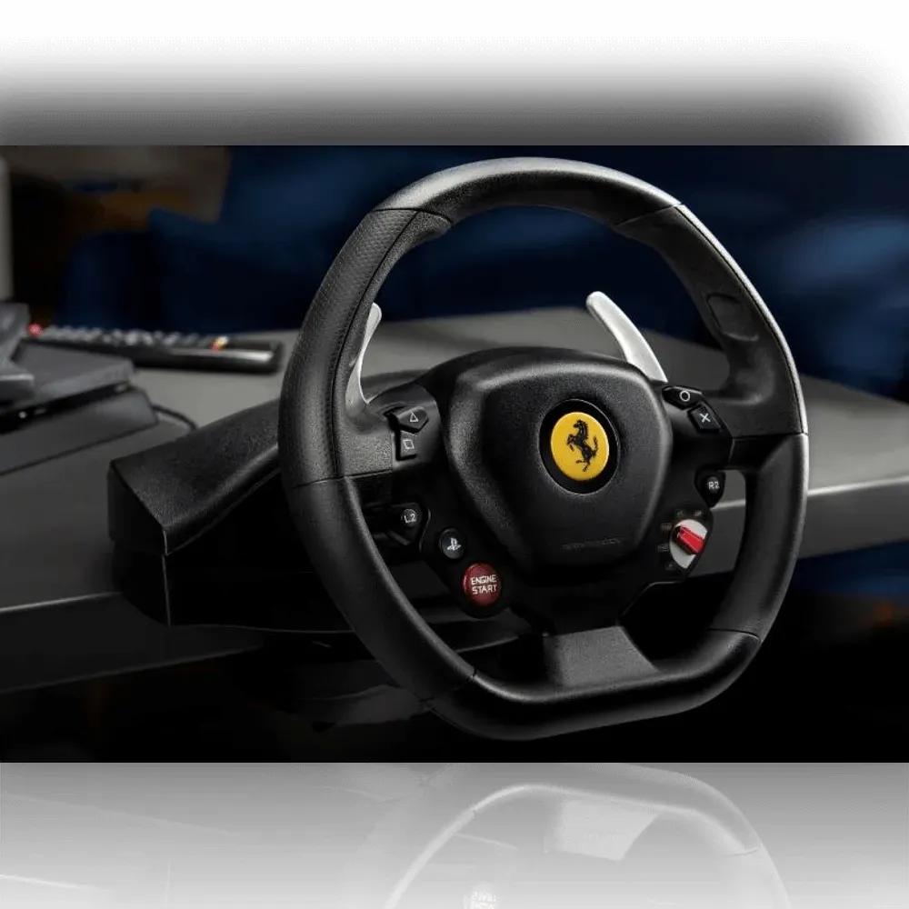 הגה מירוצים עם דוושות Thrustmaster T80 Ferrari 488 GTB Edition