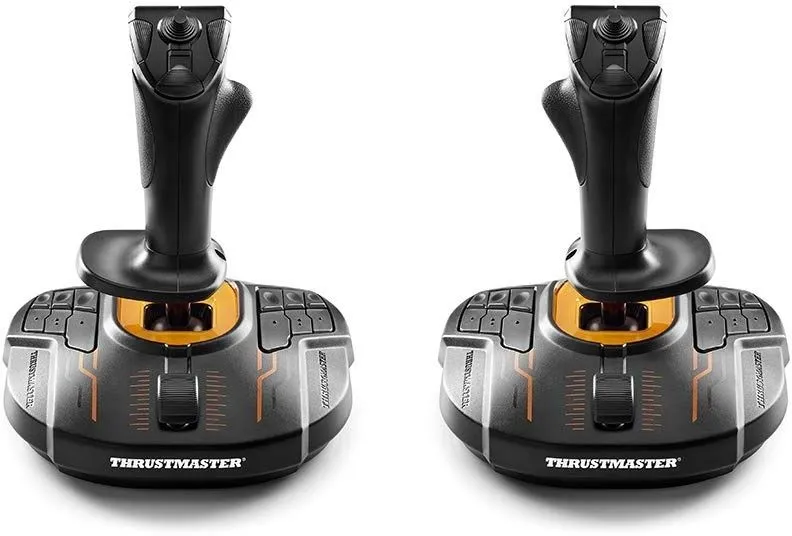 שני בקרי טיסה (ימין ושמאל) Thrustmaster T-16000M FCS