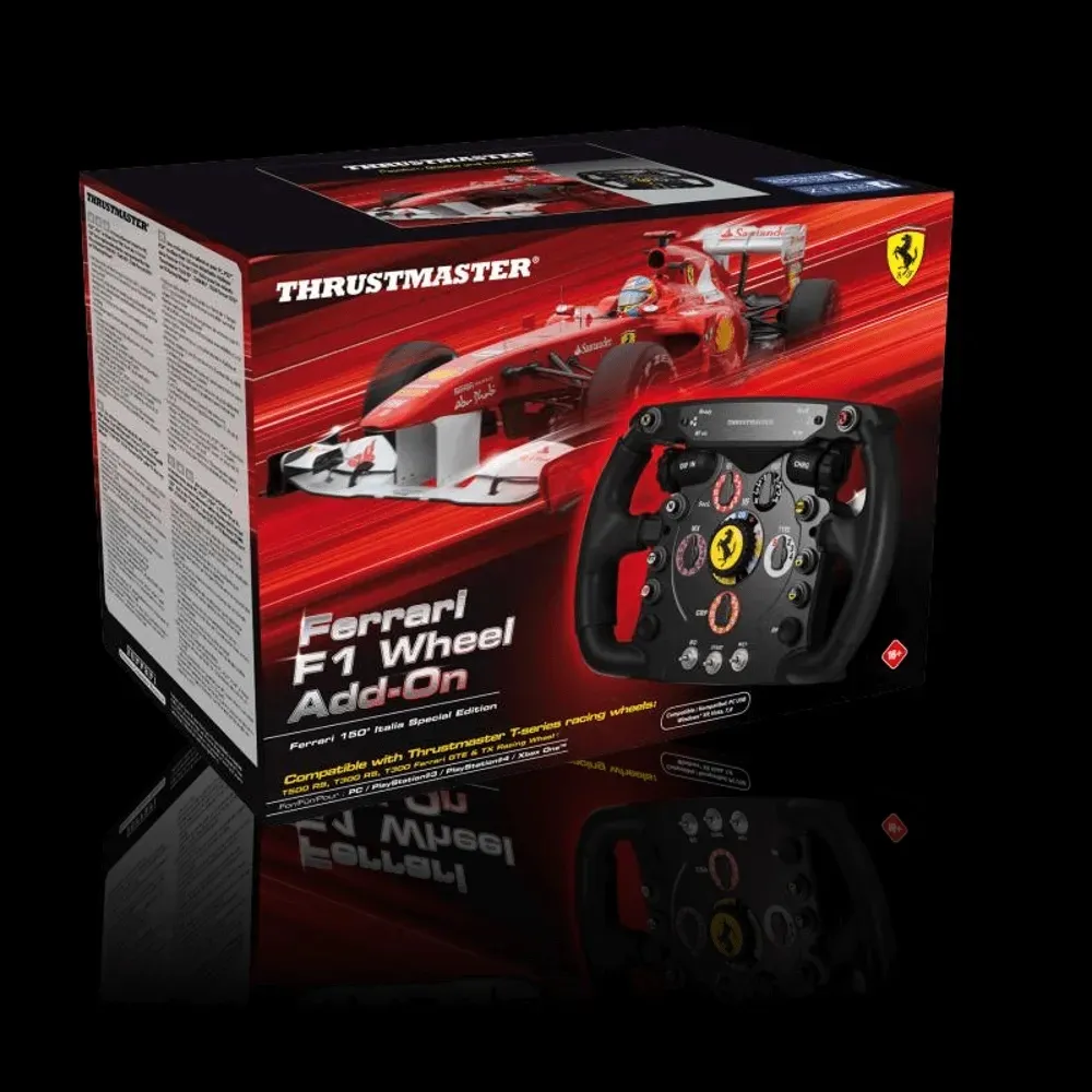 תוסף להגה מירוצים Thrustmaster Ferrari F1 Italia Edition ל- PS3/4, Xbox ONE ומחשב PC