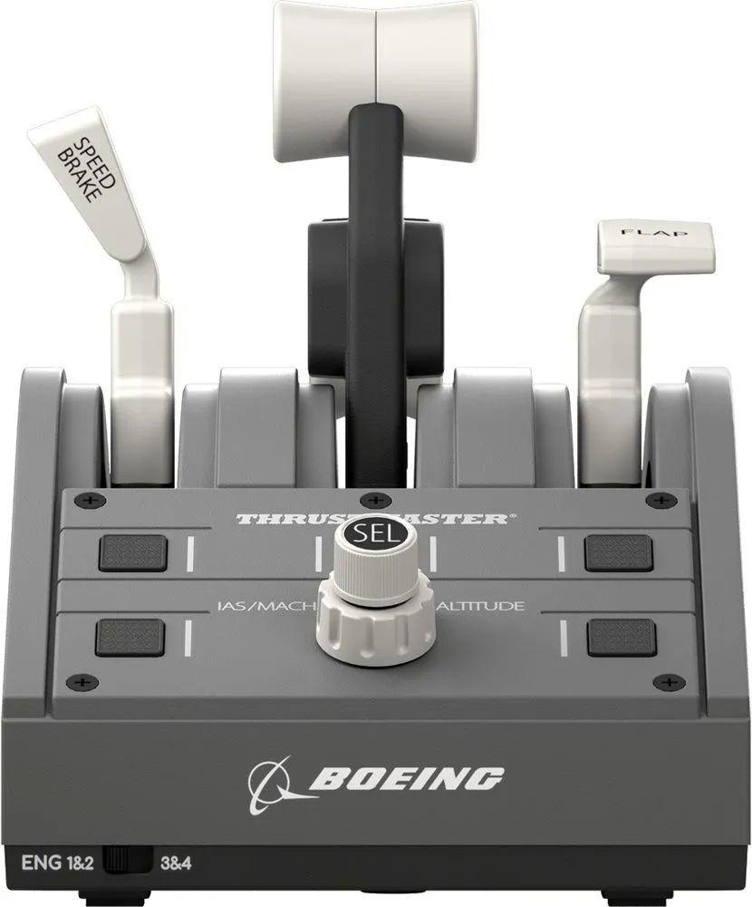 מצערת טיסה – Thrustmaster TCA Quadrant Simulator Controller Boeing Edition למחשב ו-Xbox