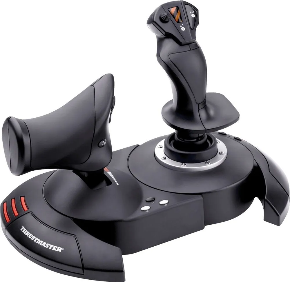 מוט היגוי ומצערת עם מערכת מייצב כפול Thrustmaster T.Flight Hotas X