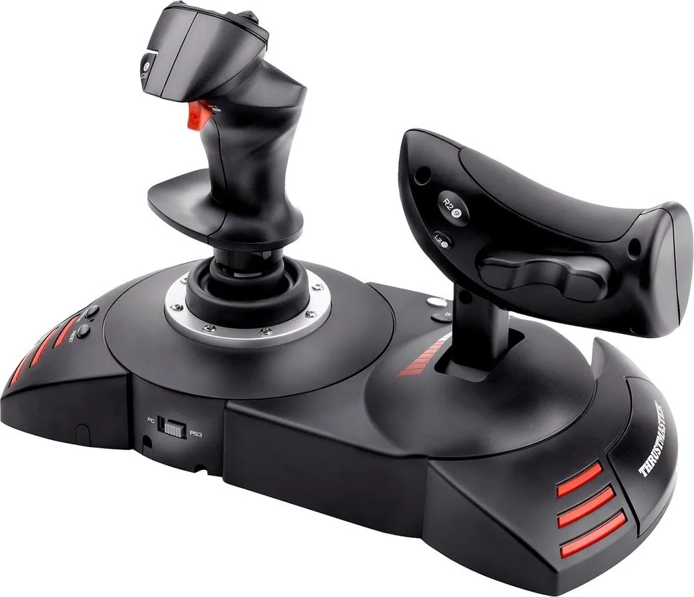מוט היגוי ומצערת עם מערכת מייצב כפול Thrustmaster T.Flight Hotas X