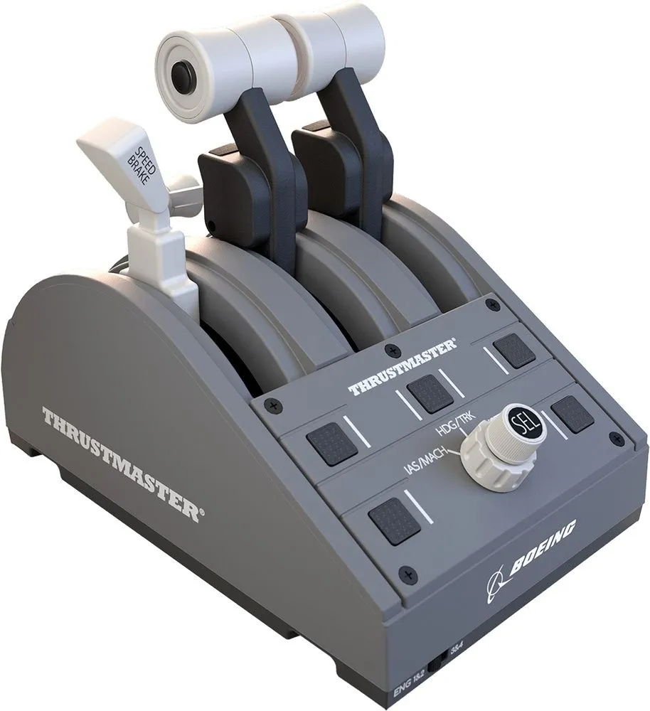 ג'ויסטיק ומצערת טיסה – Thrustmaster TCA Yoke Boeing Edition למחשב ול-Xbox
