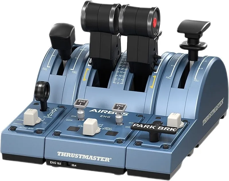 ג'ויסטיק ומצערת טיסה – Thrustmaster TCA Captain Pack X Airbus Edition למחשב PC ול-Xbox