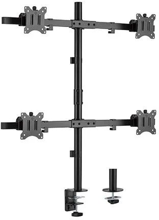 זרוע שולחנית ל-4 מסכי מחשב בגודל 17"-32" אינץ' Lumi LDT57-C04