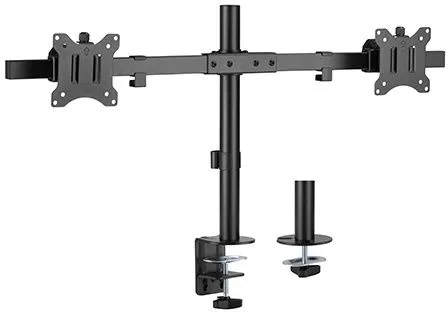 זרוע שולחנית כפולה למסכי מחשב בגודל 17"-32" אינץ' Lumi LDT57-C02
