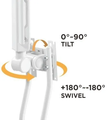 זרוע קיר למסך מחשב בגודל 17"-32" אינץ' Lumi LDA34-112