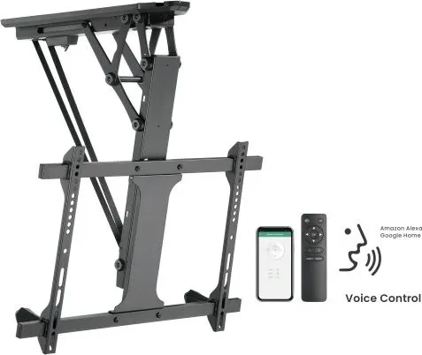 מתקן תלייה תקרתי חשמלי למסכים בגודל 32"-70" אינץ' Lumi PLB-M0546AI