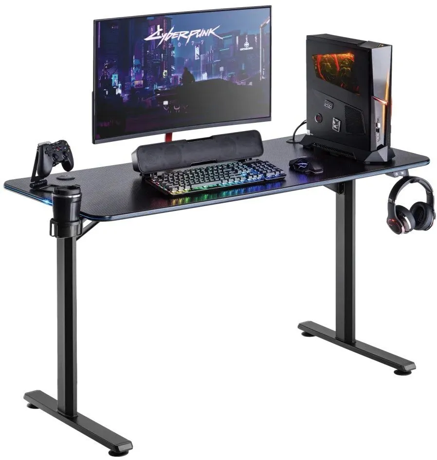 שולחן גיימינג מקצועי דגם GMD08-1 RGB מבית LUMI