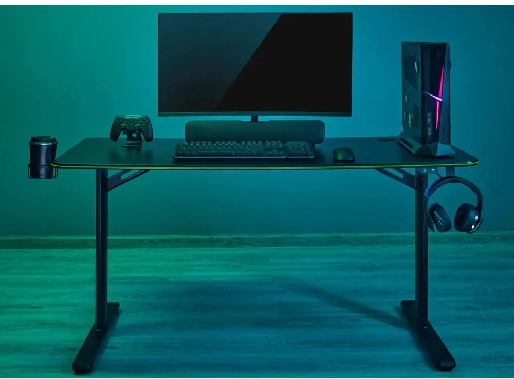 שולחן גיימינג מקצועיGMD08-2 RGB מבית LUMI