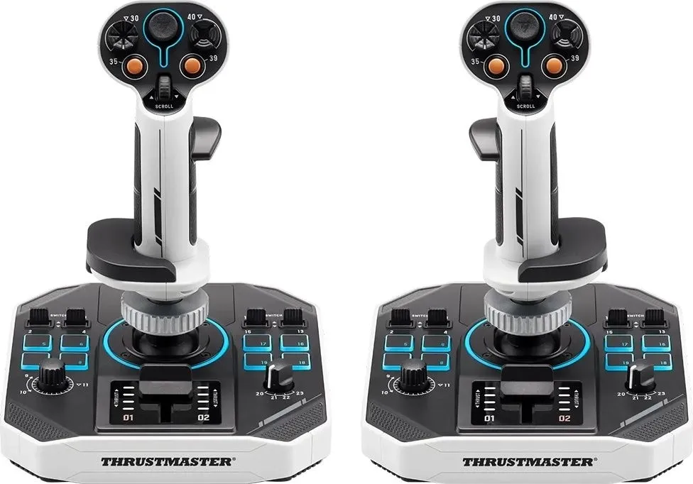 ערכת שליטה כפולה Sol-R HOSAS Space Sim למחשב PC מבית Thrustmaster