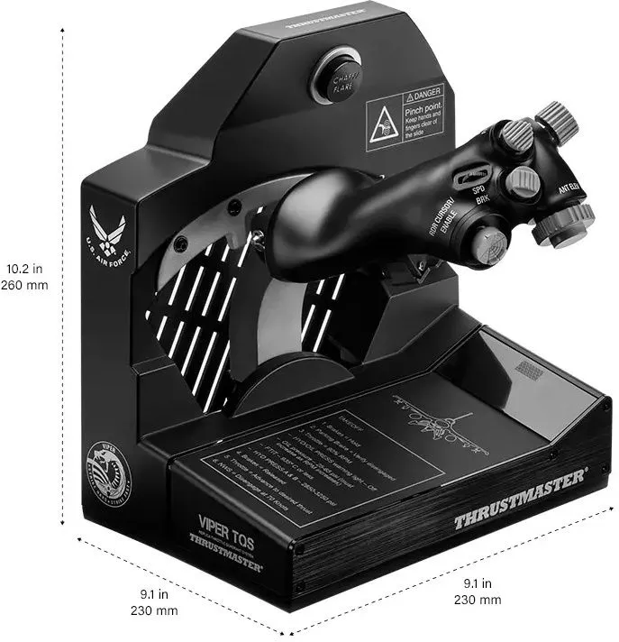 מערכת מצערת דגם Viper TQS מבית Thrustmaster – תואם למחשב PC