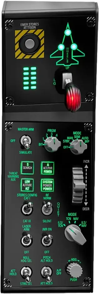 לוח בקרה דגם Viper למערכת Viper TQS מבית Thrustmaster – תואם PC