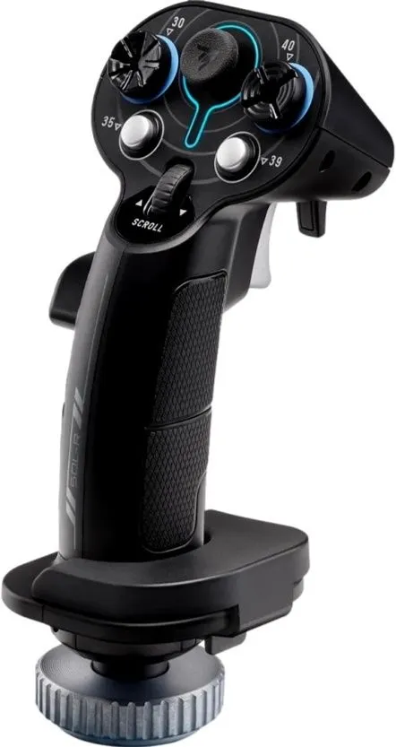ידית טיסה לסימולטורי חלל דגם Sol-R 3 AVA Add-On Grip מבית Thrustmaster – (ללא בסיס) – תואם ל-PC