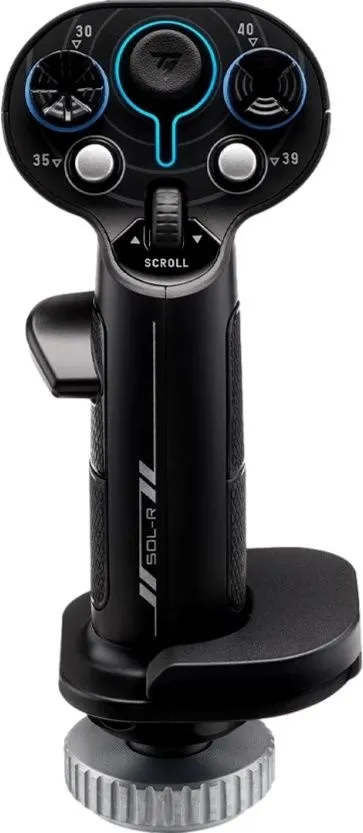ידית טיסה לסימולטורי חלל דגם Sol-R 3 AVA Add-On Grip מבית Thrustmaster – (ללא בסיס) – תואם ל-PC