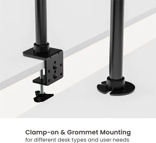 זרוע מתכווננת למסך מחשב בודד בגודל Lumi 17"-49" אינץ' Lumi LDT91-C01
