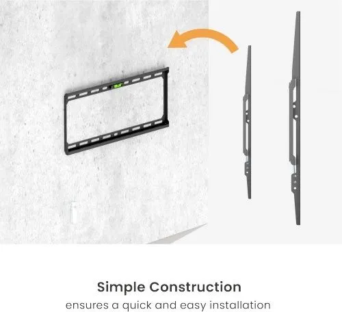 מתלה קיר קבוע ודק במיוחד לטלויזיה בגודל 32"-75" אינץ' Lumi KL37-44F