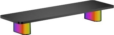 מעמד שולחני למסך עם תאורת Lumi STB37-03 NeoGlow RGB – צבע שחור