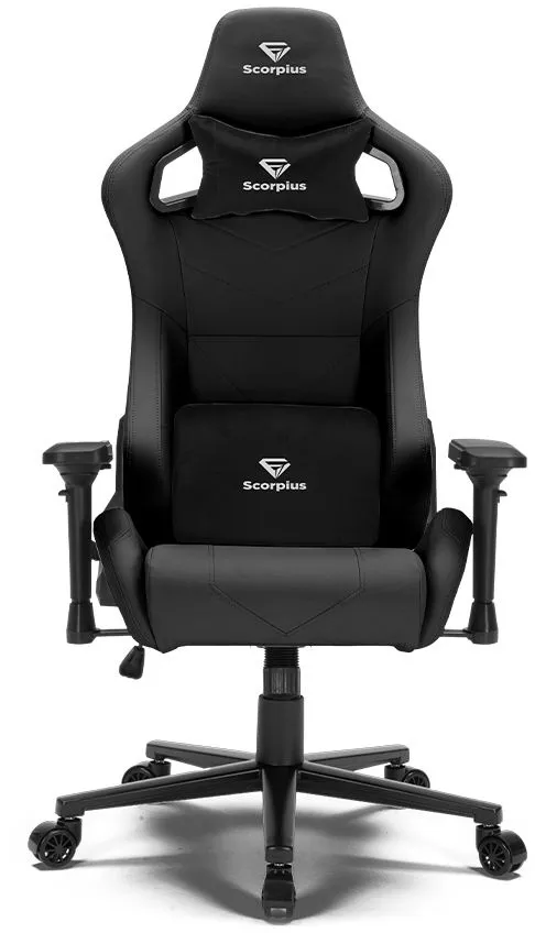 מושב גיימינג DELUXEPRO מבית SCORPIUSD בצבע שחור