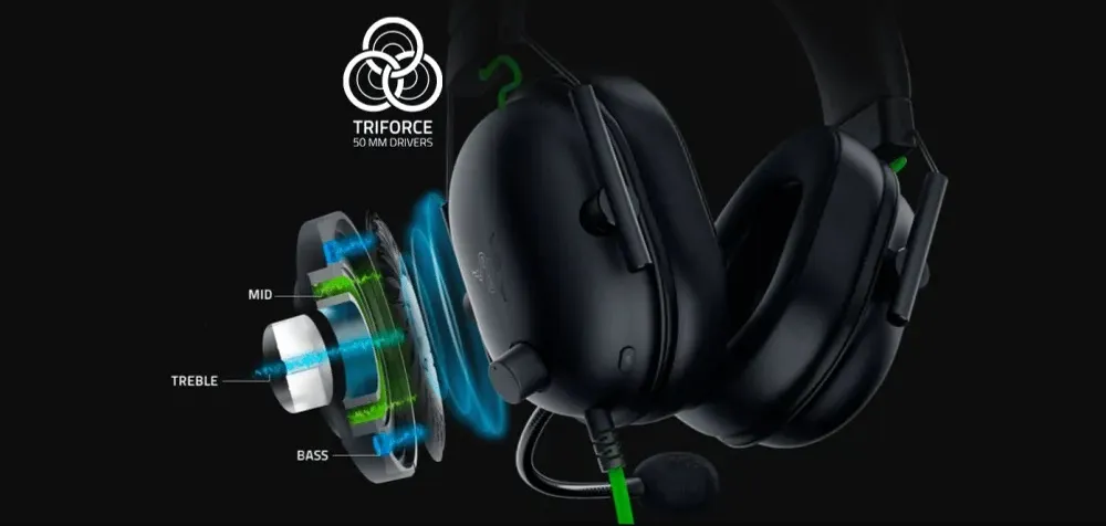 אוזניות גיימינג חוטיות Razer BlackShark V2 X