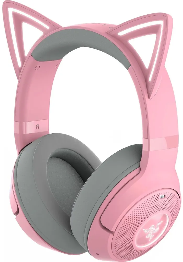 אוזניות בצבע ורוד– Razer Kraken Kitty Bt V2